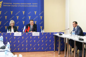 Генеральный директор Минского отделения БелТПП Сергей Набешко принял участие в заседании Совета делового сотрудничества в рамках VIII Форума регионов Беларуси и России
