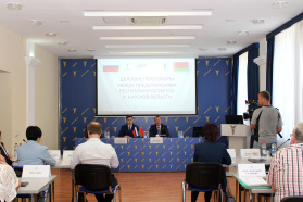 Прыём дэлегацыі Курскай вобласці