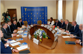 Сустрэча ў БелГПП з губернатарам Уладзімірскай вобласці Расійскай Федэрацыі А.Аўдзеевым